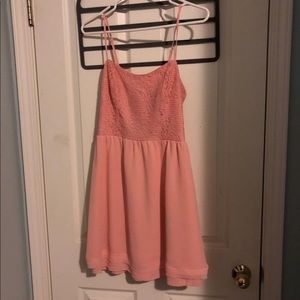 Peach dress